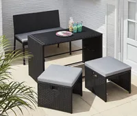 Orlando Multifunctional 4 Piece Garden Patio Set | Was £249 now £174.30 at Asda