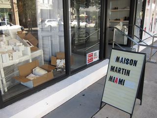 Exterior of the Maison Martin Margiela store