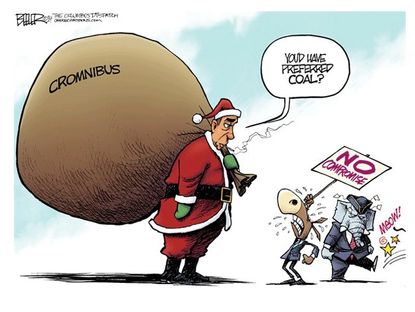 Obama cartoon GOP U.S. Congress government shutdown