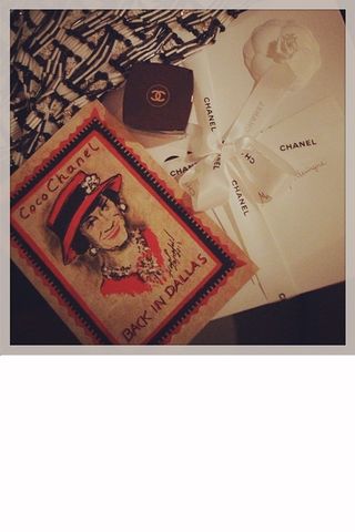 Poppy Delevingne's Invitation for the Chanel Dallas show