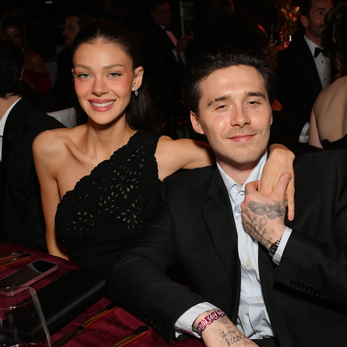 Brooklyn and Nicola Peltz Beckham attend Elton John AIDS Foundation's 34th Annual Academy Awards Viewing Party 