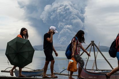 Taal volcano erupts in the Philippines