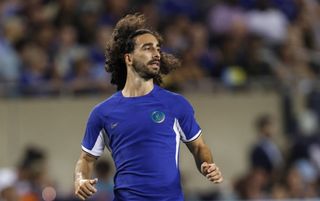 Manchester United Marc Cucurella of Chelsea during the pre-season friendly match between Chelsea FC and Borussia Dortmund at Soldier Field on August 2, 2023 in Chicago, Illinois. (Photo by Matthew Ashton - AMA/Getty Images)