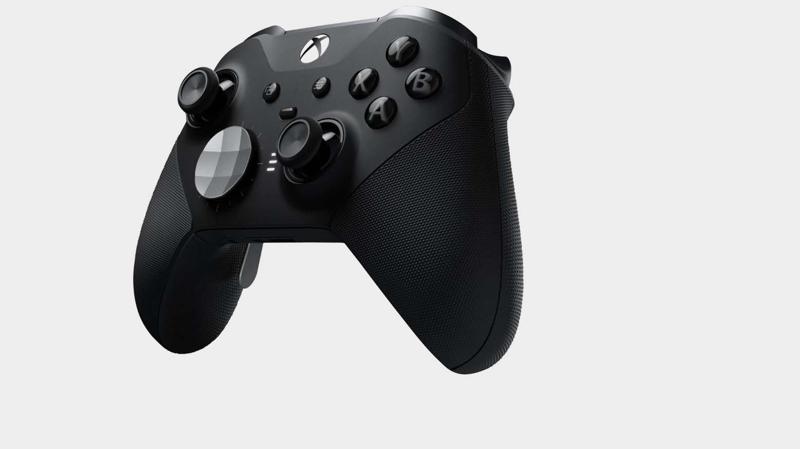 Xbox Elite Wireless Controller Series 2 on a grey background.
