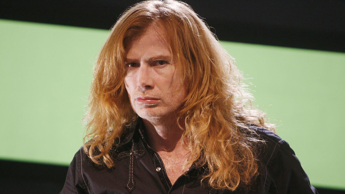 A close-up of Dave Mustaine