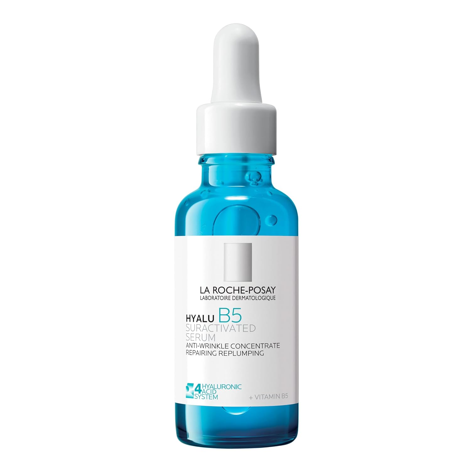 La Roche-Posay, La Roche-Posay Hyalu B5 Suractivated Hyaluronic Acid Serum for Face, Vitamin B5 + Hyaluronic Acid + Glycerin, Hydrating Serum Visibly Plumps Skin