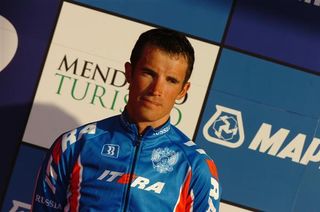 Alexandr Kolobnev (Russia) finished in second place.