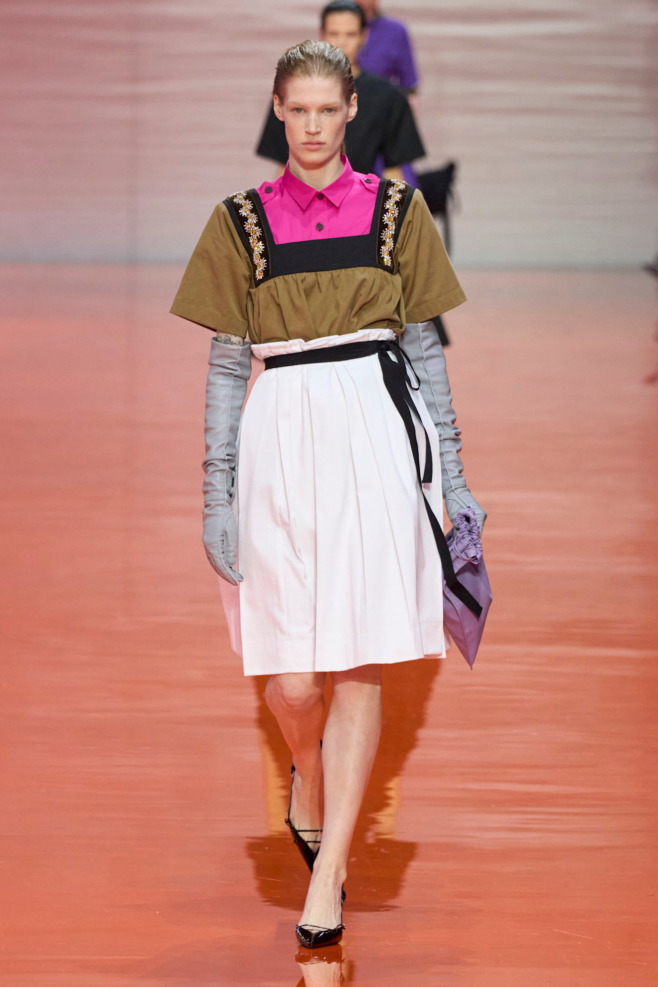 Prada spring/summer 2026 runway model.