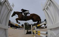 Caroline Powell riding Onwards And Upwards at Pau 2013