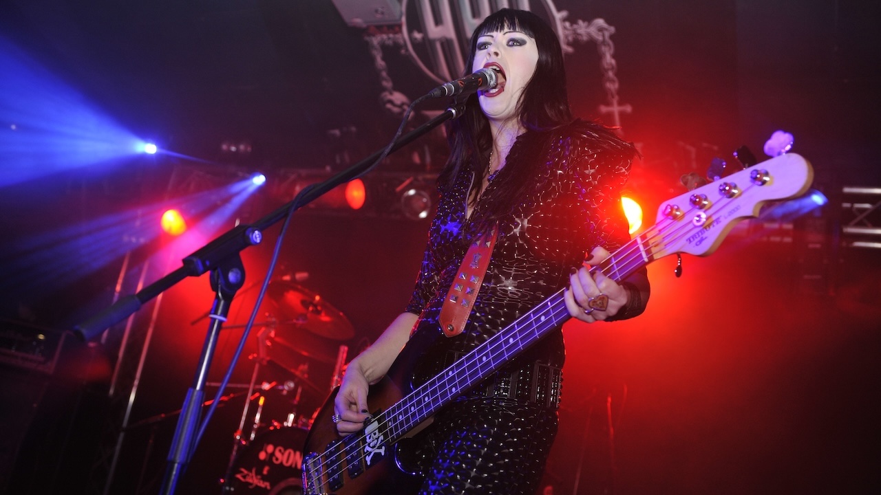 Grog of Die So Fluid performs live on stage at Hard Rock Hell on December 3, 2010. 