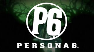Persona 6 title art white text