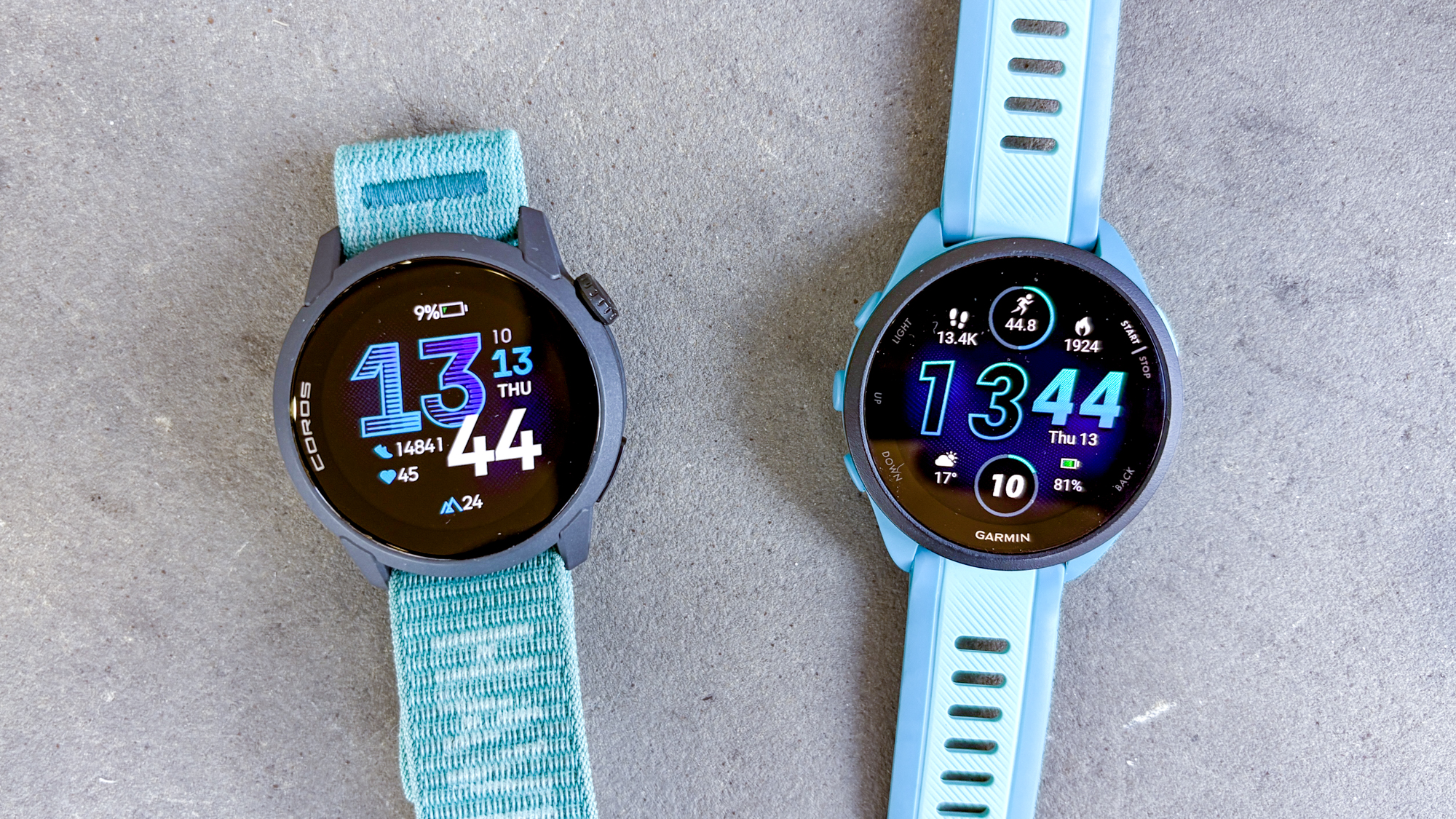 Garmin Forerunner 165 vs Coros Pace 4