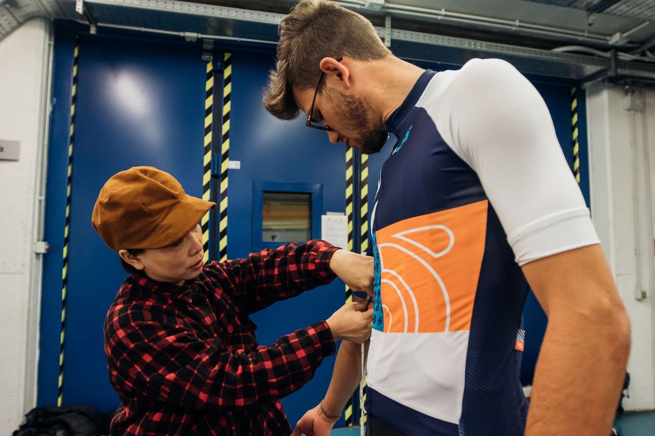 Filippo Ganna gets some custom tailoring