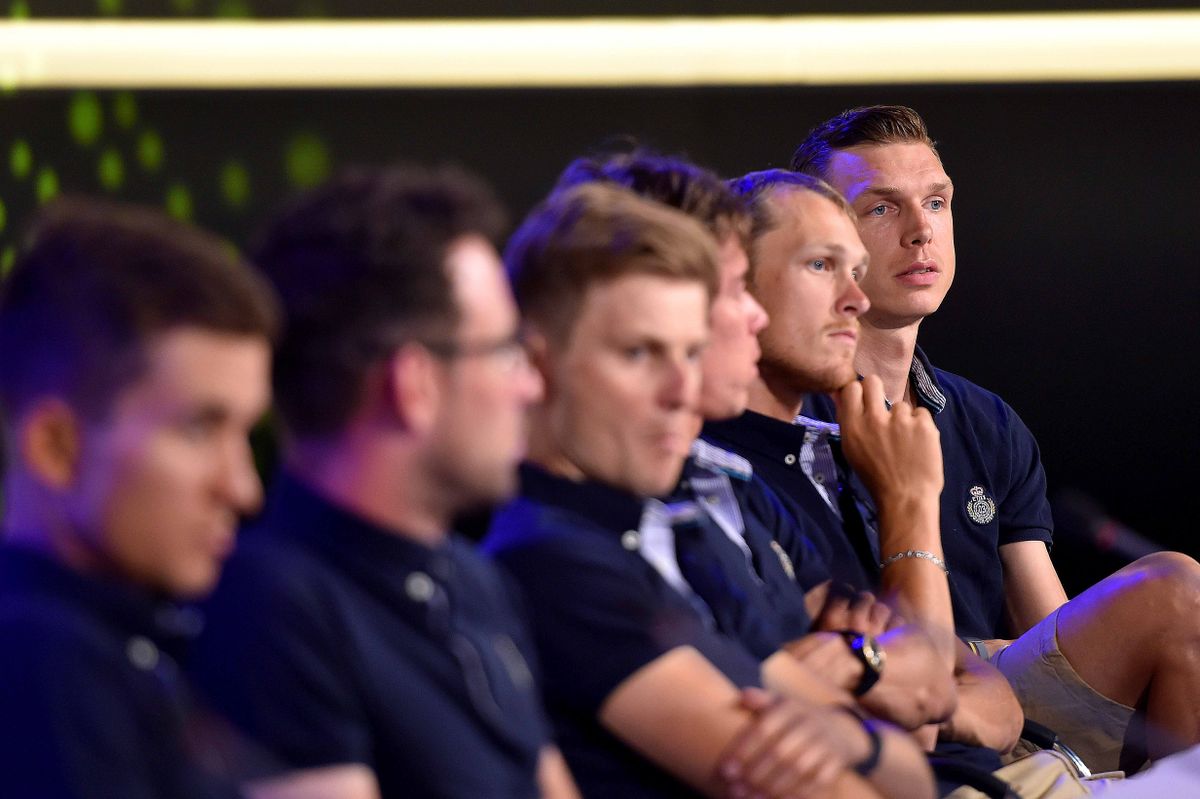 The Etixx-Quickstep press conference