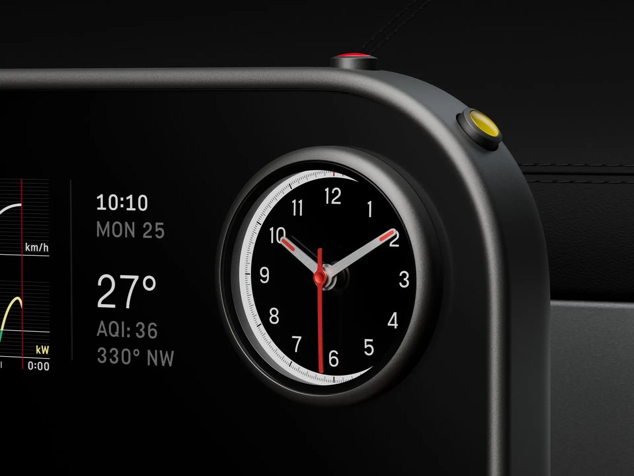 Interior details of Ferrari Luce Chassis 0