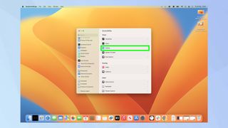 Mac Display settings 