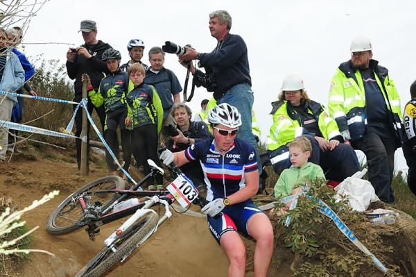 Some riders chsose to run this technical section.