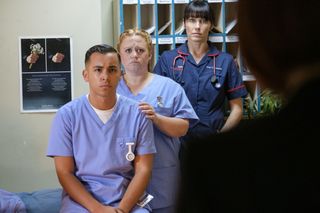 First look: Faith with Marty and Jade in Casualty