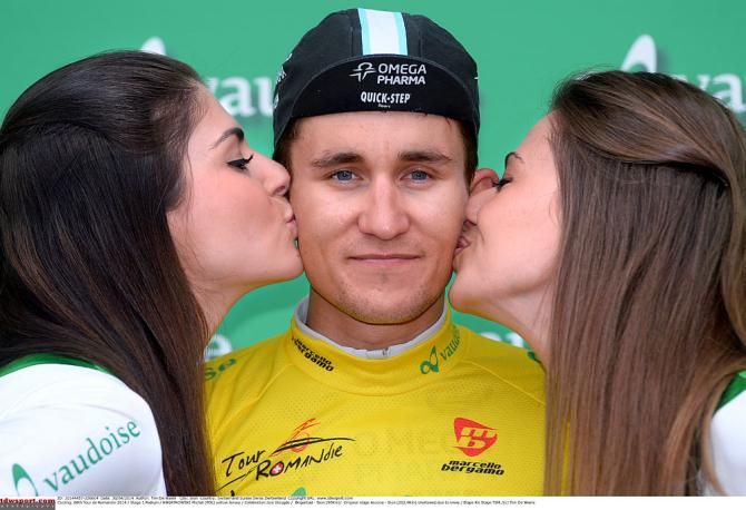 Race leader Michal Kwiatkowski (Omega Pharma-QuickStep)