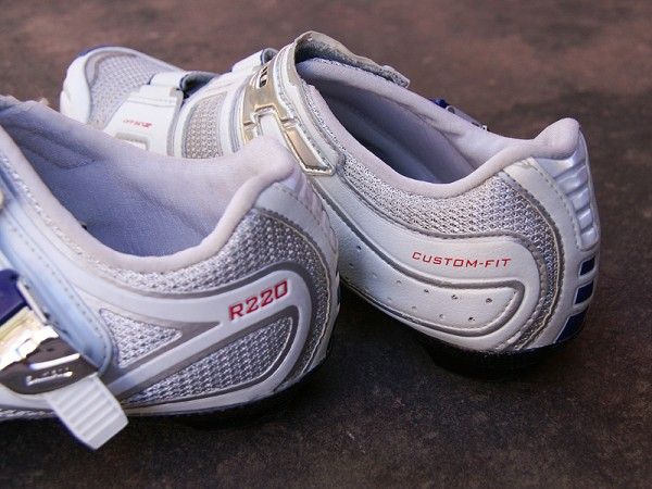 Heat-moldable materials in the heel make for a solid hold once they're fitted
