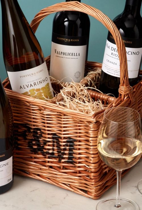 The Fortnum's Wine Quartet Wicker