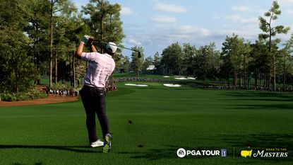 A screenshot of Augusta from the new EA Sports PGA Tour game