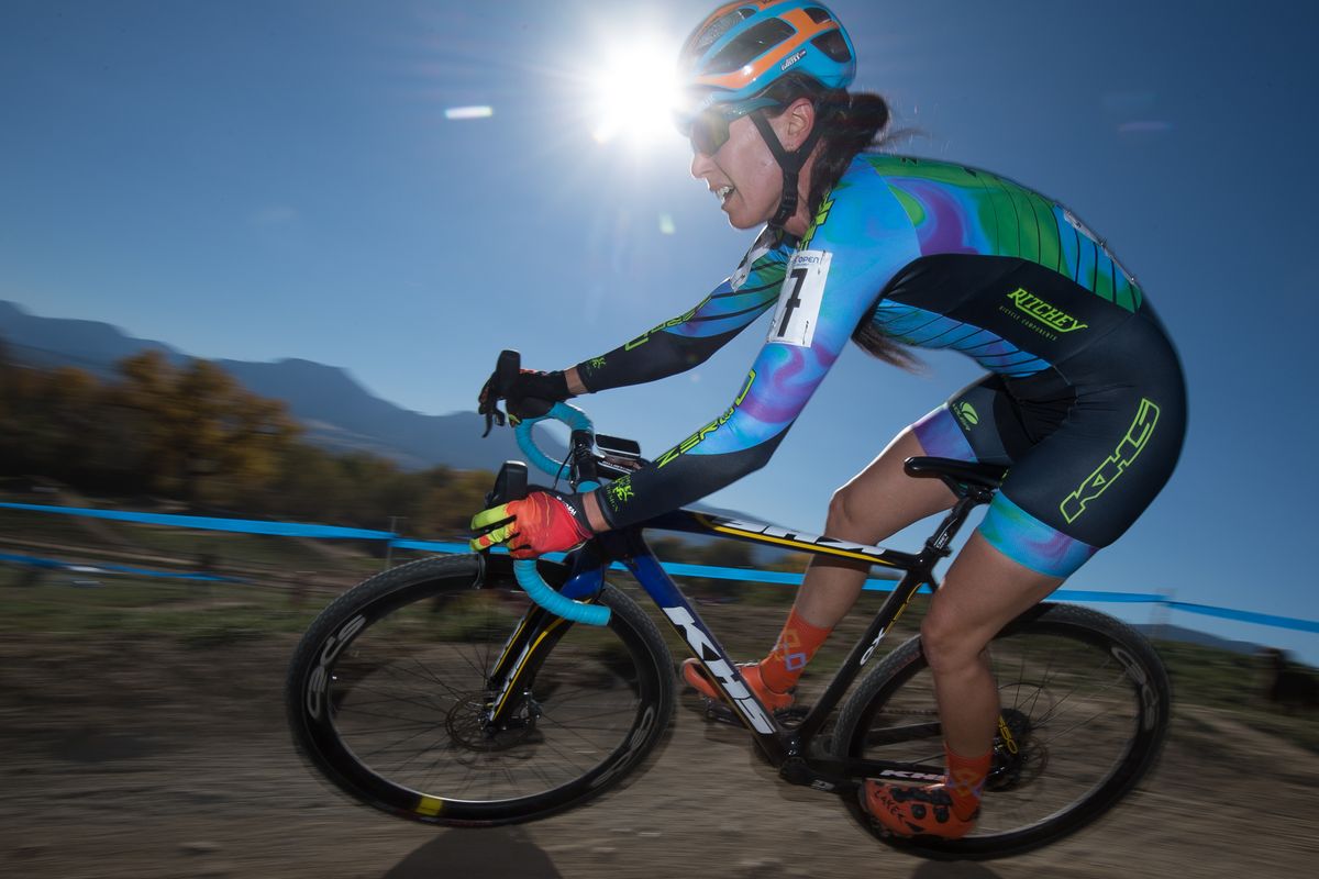 Rebecca Gross at the US Open of Cyclo-cross