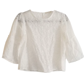 Seleen White Brodiri Anglese Top