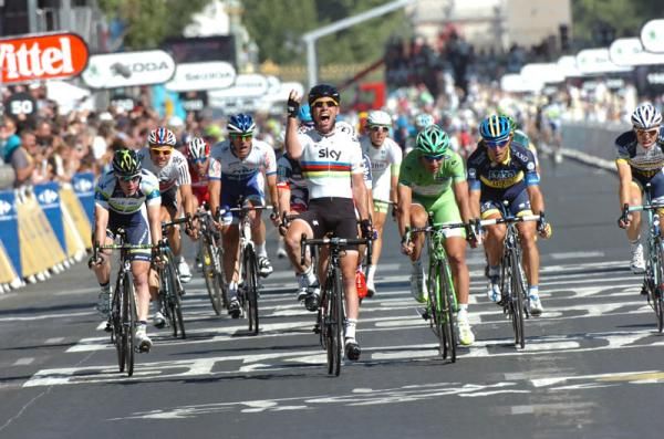 World Champion Mark Cavendish (Team Sky)
