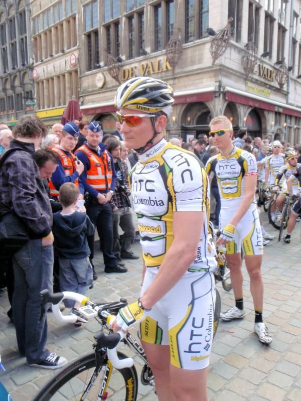 Andre Greipel (HTC-Columbia) is a favourite for today's race