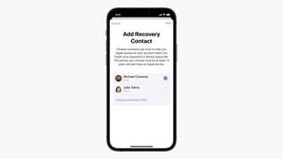 Apple ID Recovery Contacts WWDC