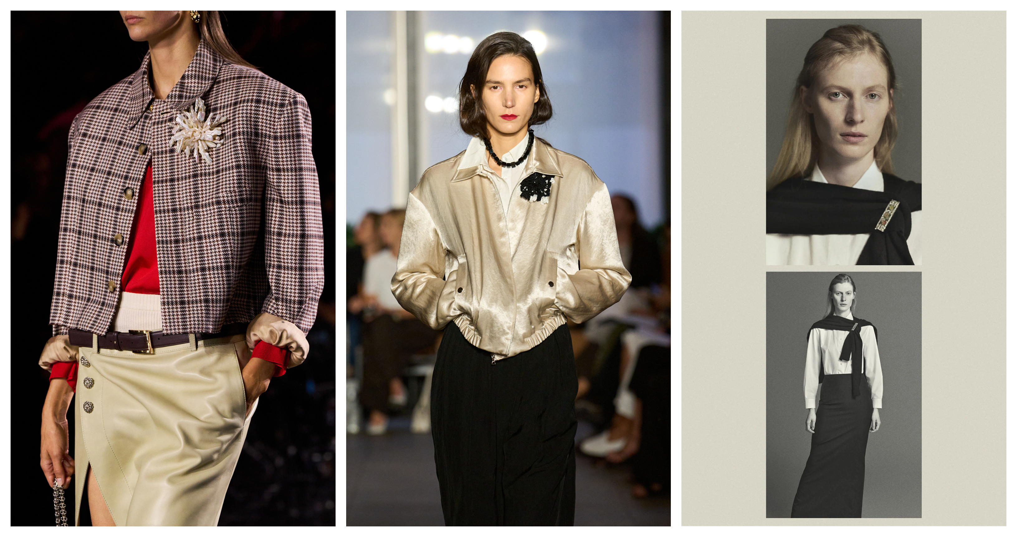 brooches at chanel, maria mcmanus, and the row