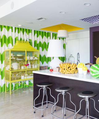 Fruit Motif trend in a colourful kitchen