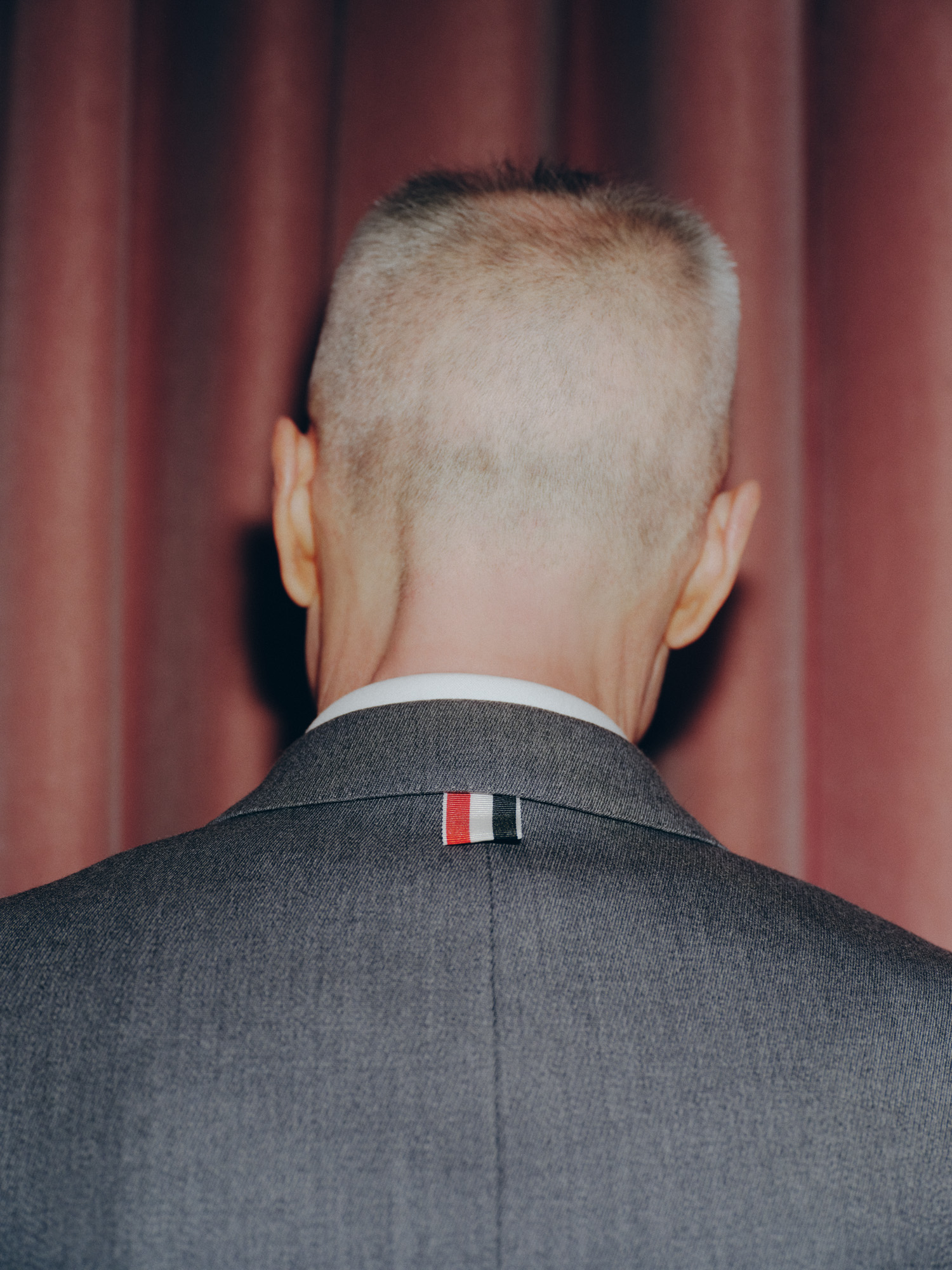 Thom Browne designer portrait in Thom Browne suit