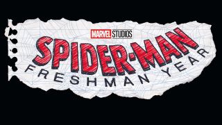 Een screenshot van het officiële logo voor Spider-Man: Freshman Year op Disney Plus