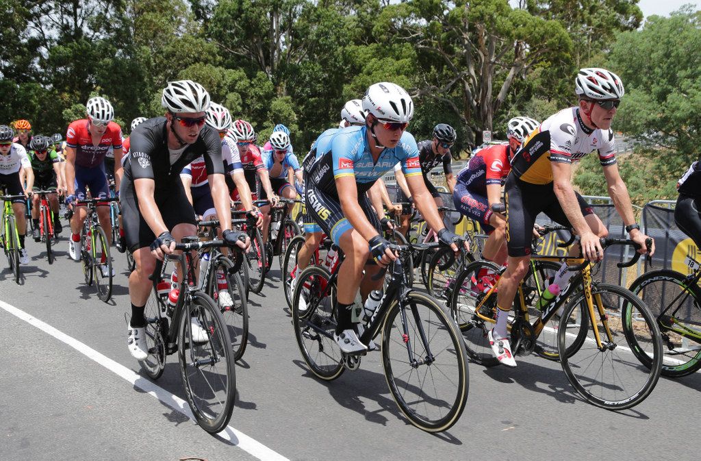 The hurt starts to show the rider's faces