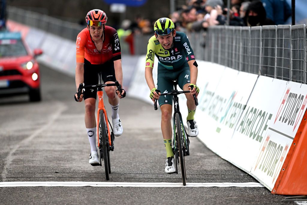 Lennard Kämna (Bora-Hansgrohe) at Tirreno-Adriatico in March