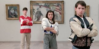 Alan Ruck, Matthew Broderick, and Mia Sara in Ferris Bueller's Day Off