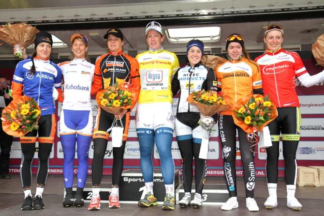 The Energiewacht Tour jersey holders after stage 2