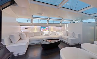 The yacht’s interior Area