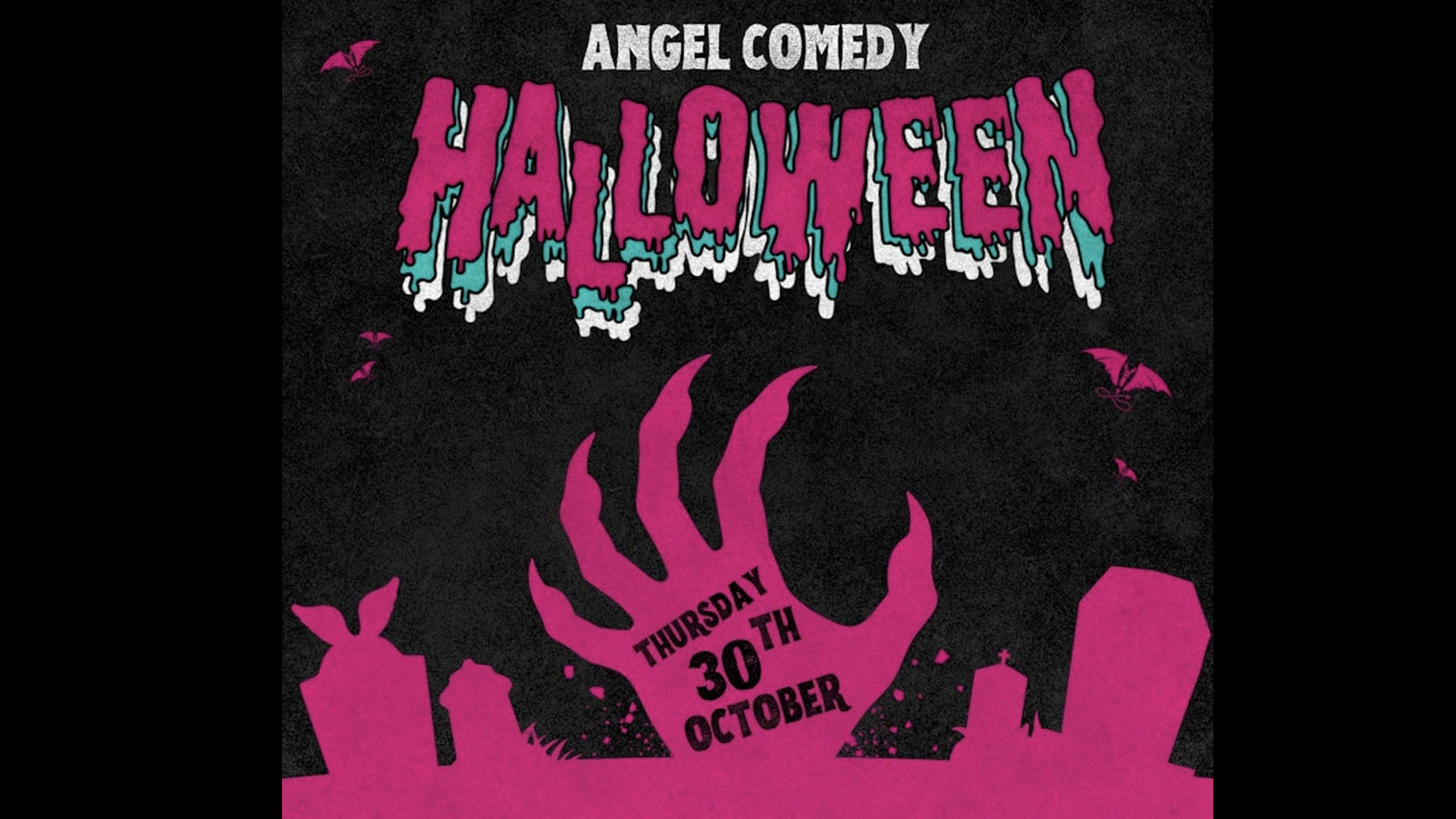Angel comedy poster.