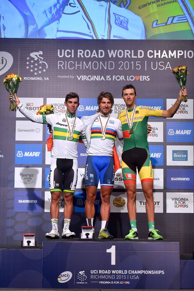 World Championship podium for elite men