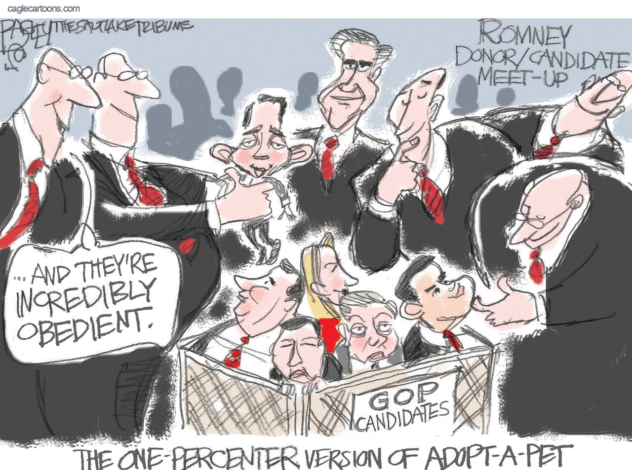 Political cartoon U.S. GOP 2016 Candidates