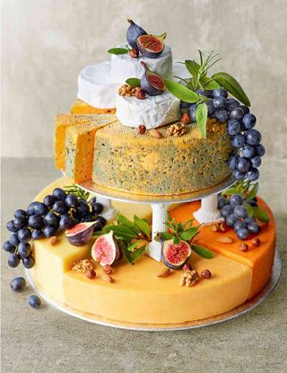 M&S cheese wedding cake