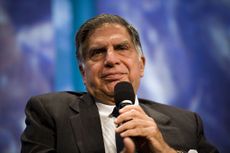 Ratan Tata, Chairman of Tata Sons, during the annual Clinton Global Initiative 