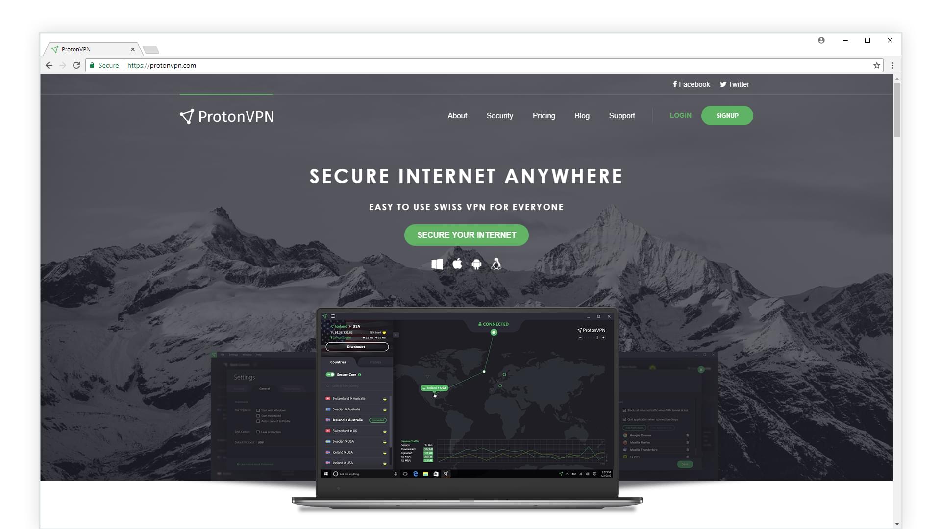 ProtonVPN Meilleur VPN Australie