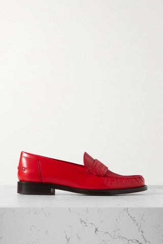 Ferragamo Irina Logo-Debossed Leather Loafers