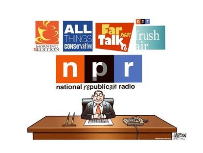 NPR turns the dial to the right