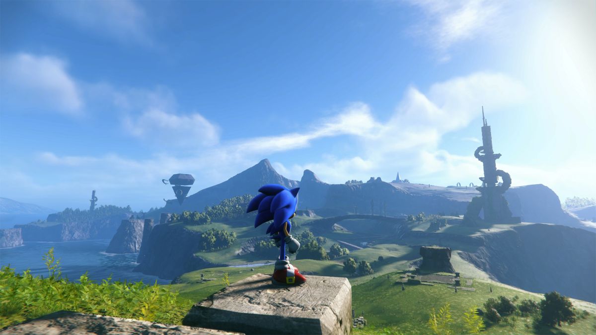 Sonic Frontiers não é similar a Zelda: Breath of the Wild