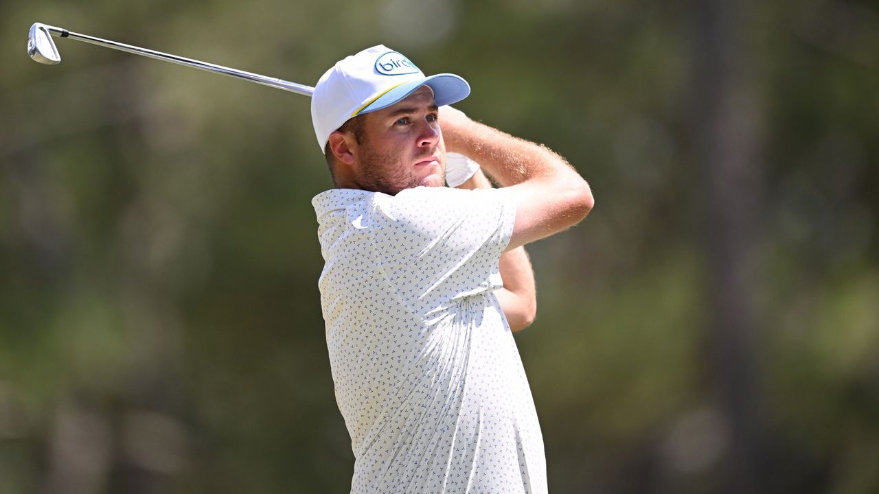 Amateur qualifier Colin Prater at the US Open